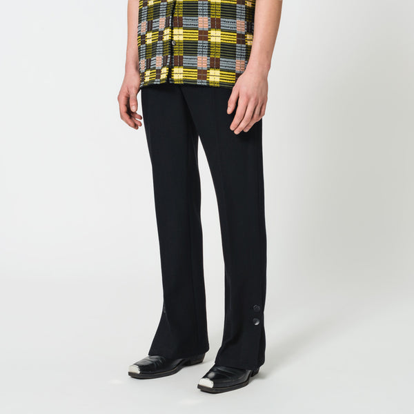 SKY comfortable black virgin wool pleated trousers for formal ceremonies Dorilou
Genderless, plus size, curvy