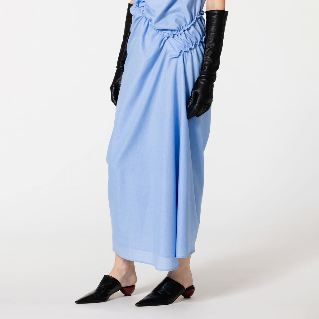 asos blue wrap dress DAKOTA blue cotton melting dress bridal look – dorilou
